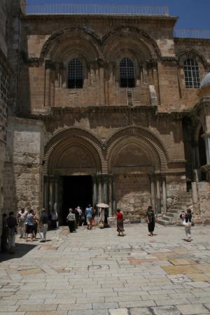 Arrivée au Saint-Sépulcre