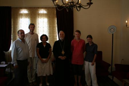 Avec le patriarche arménien